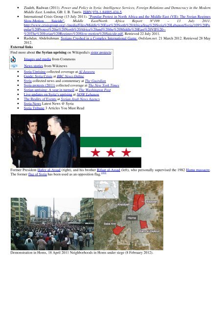 Syrian Civil War 2011-2012 - Societa italiana di storia militare