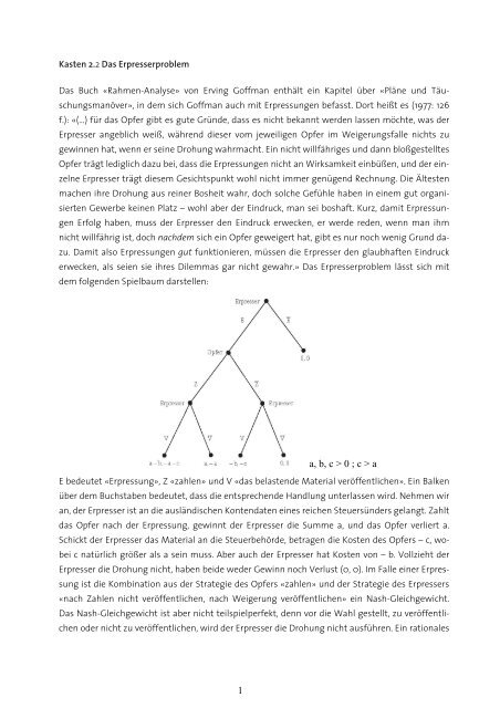 Andreas Diekmann (2009): Spieltheorie â EinfÃ¼hrung, Beispiele ...