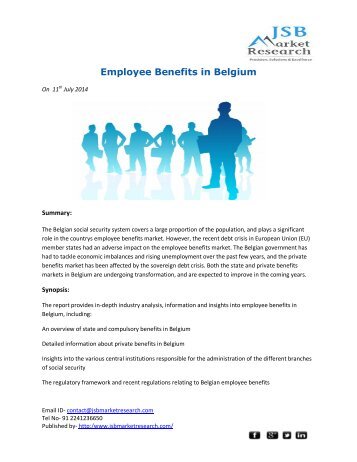 JSB Market Research: Employee Benefits in Belgium