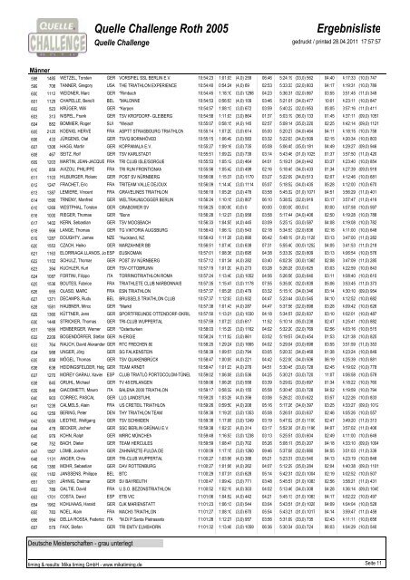 Crystal Reports - QC_GENDER.rpt - Challenge Family