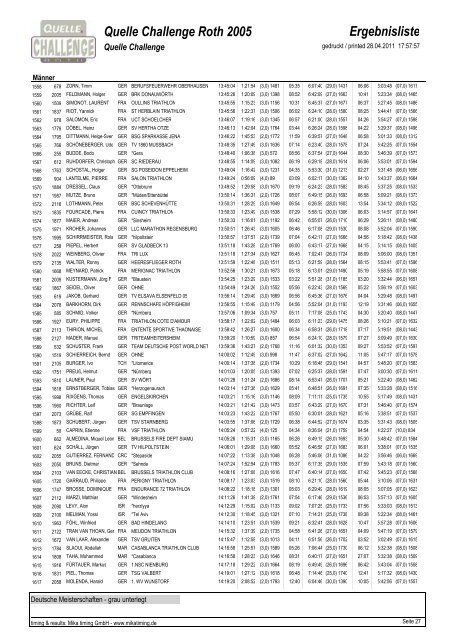 Crystal Reports - QC_GENDER.rpt - Challenge Family