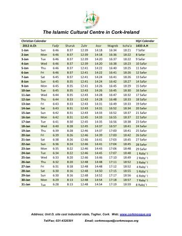 The Islamic Cultural Centre in Cork-Ireland - Cork Mosque