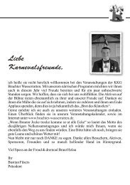 Liebe Karnevalsfreunde, - Kinderkarnevalsgesellschaft Brachter ...