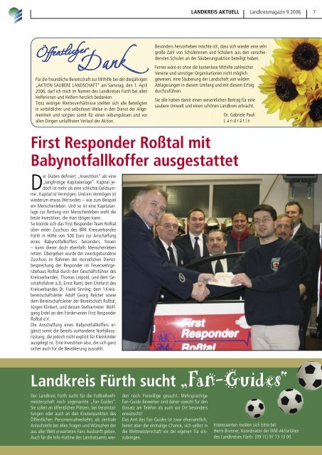 Landkreiskalender Fürth - Sockenqualmer