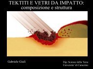 TEKTITI E VETRI DA IMPATTO: composizione e struttura