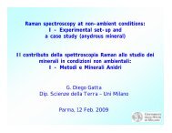 Raman spectroscopy at non-ambient conditions: I - Experimental set ...