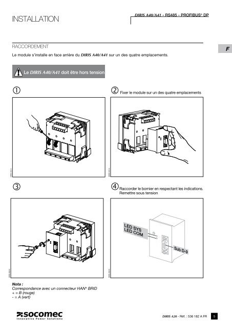 Socomec Diris A20 User Manual English Socomec Diris A20 User Manual English