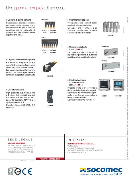 Documentazione ATyS M - Socomec