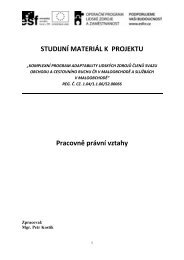 PÅÃ­ruÄka - PracovnÄ prÃ¡vnÃ­ vztahy - Svaz obchodu a cestovnÃ­ho ...