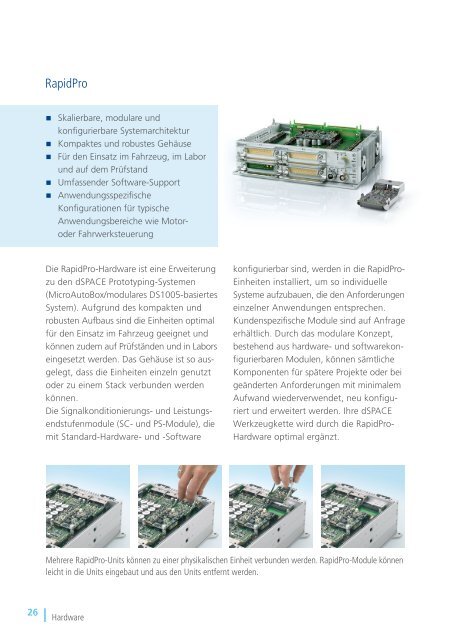 Exklusive Angebote für Hochschulen 2011 - dSPACE