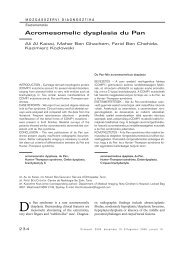 Acromesomelic dysplasia du Pan