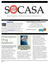 Drug Epidemic - South Orangetown Central School District