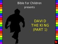 David the King (part 1 )