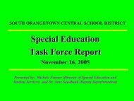 Special Education Task Force Presentation, Nov - South ...