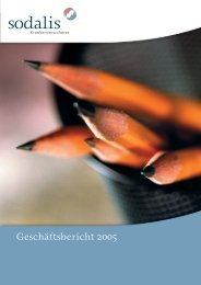 GeschÃ¤ftsbericht 2005 - Sodalis Krankenversicherer