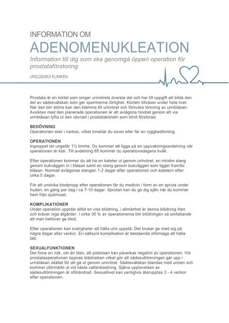 Prostata-Adenonomenukleation