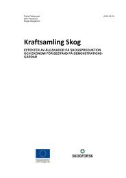 Kraftsamling skog- Effekter av Ã¤lgskador pÃ¥ skogsproduktion ... - SÃ¶dra