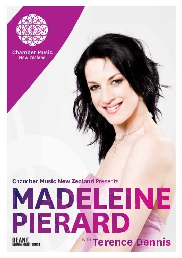 Madeleine Pierard - Chamber Music New Zealand