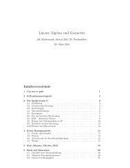 Lineare Algebra und Geometrie - Das Soedernet