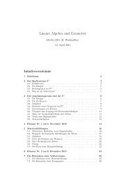 Lineare Algebra und Geometrie - Das Soedernet