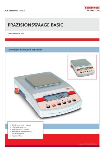 PDF-Download - Soehnle Professional