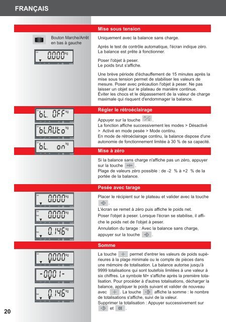 9320 Bedienungsanleitung 2 Operating Instructions 9 Mode d ...