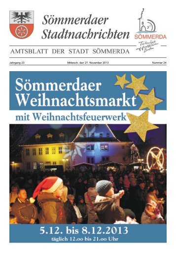 Amtsblatt Nr. 24 vom 27.11.2013 - Sömmerda