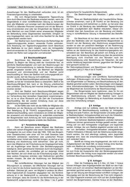 Amtsblatt Nr. 42 vom 21.10.2009 - Sömmerda