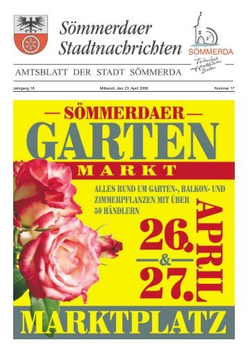 Amtsblatt Nr. 17 vom 23.04.2008 - Sömmerda