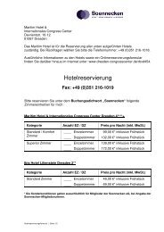 Hotelreservierung - Soennecken