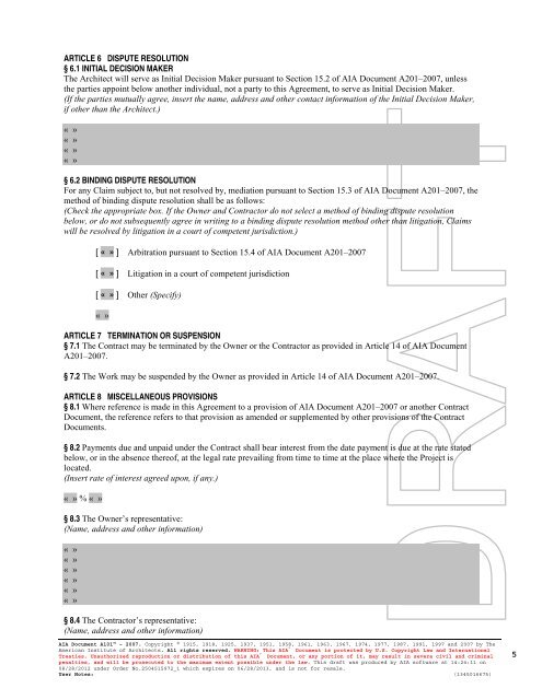 Specifications - State of Delaware