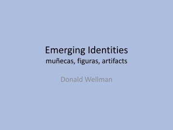 Emerging Identities - Faculty Home Pages