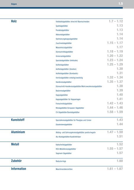 Aufteil-Sägeblätter 10410 - Davidi Werkzeugtechnik