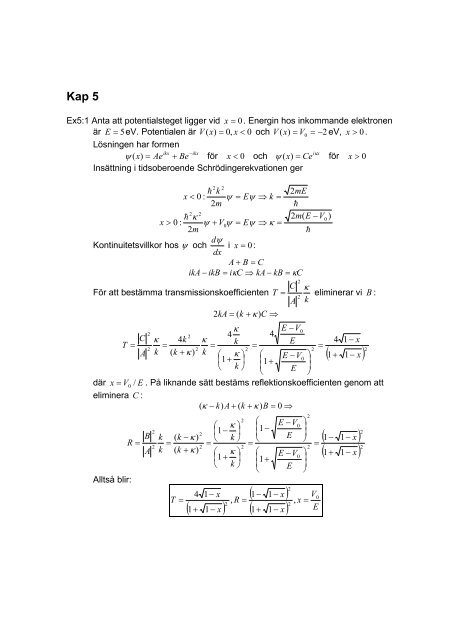 Exempelsamling - KTH Particle and Astroparticle Physics