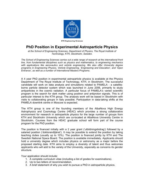 phd chapter kth