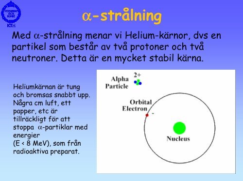 Energi Och Materia? - KTH Particle and Astroparticle Physics