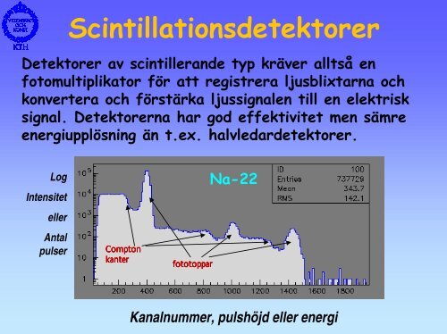 Energi Och Materia? - KTH Particle and Astroparticle Physics