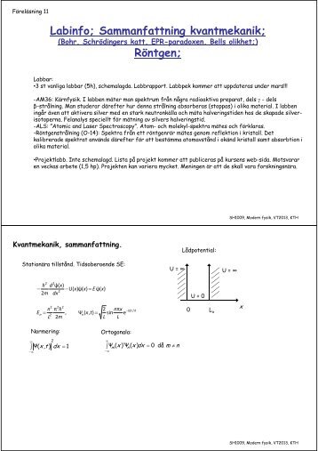 FÃ¶relÃ¤sning 11