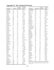 Appendix B. The Chemical Elements