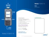 Nokia 3109/3110 - Cellhire