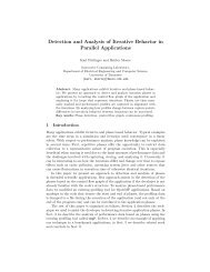 Detection and Analysis of Iterative Behavior in Parallel Applications