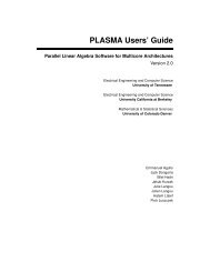PLASMA Users' Guide