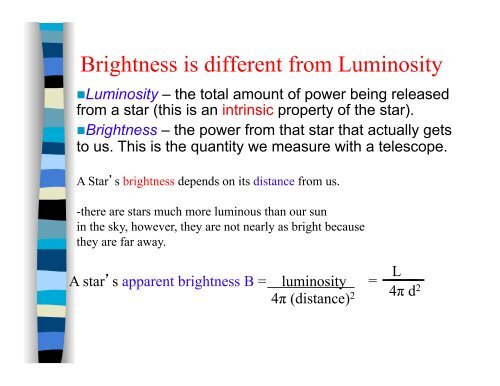 Stars: Properties and Classification