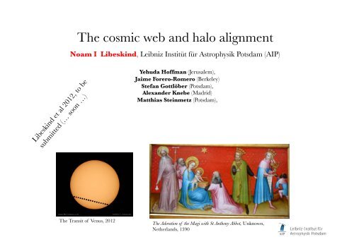 The cosmic web and halo alignment - CLUES-Project