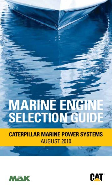 Marine engine Selection guide