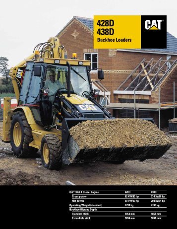 Cat 428D/438D Backhoe Loaders - Finning (UK)