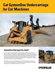 CatÂ® SystemOneâ¢ Undercarriage for CatÂ® Machines - Cat Parts