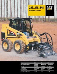 CaterpillarÂ® 236, 246 and 248 Skid Steer Loaders - Finning (UK)