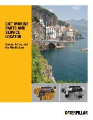 CATÂ® MArine pArTs And serviCe loCATor - Finning (UK)