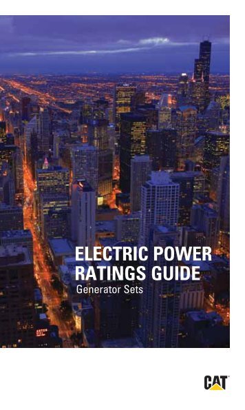 ELECTRIC POWER RATINGS GUIDE - Teknoxgroup